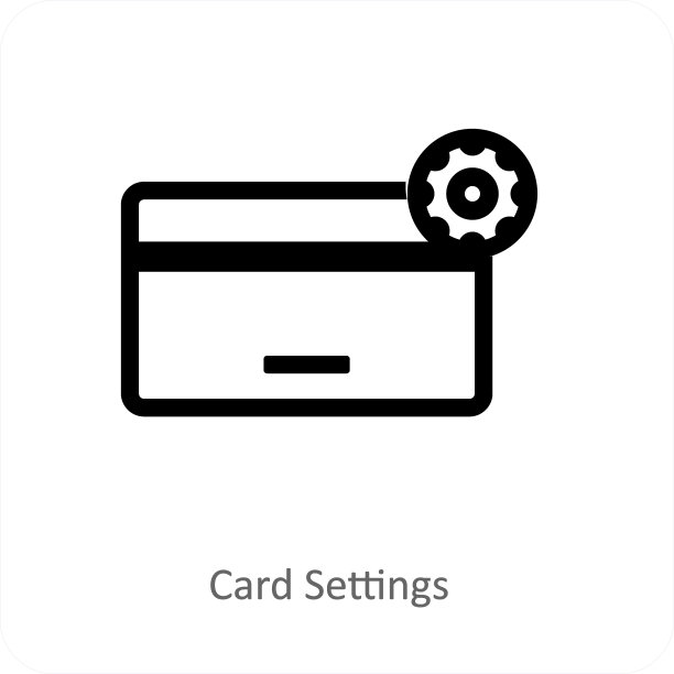 卡设置和配置图标的概念图片下载