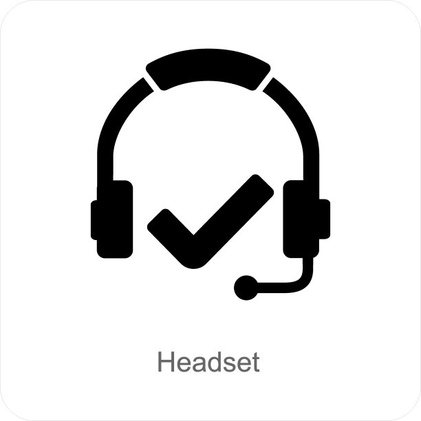 耳机和耳机图标概念图片下载