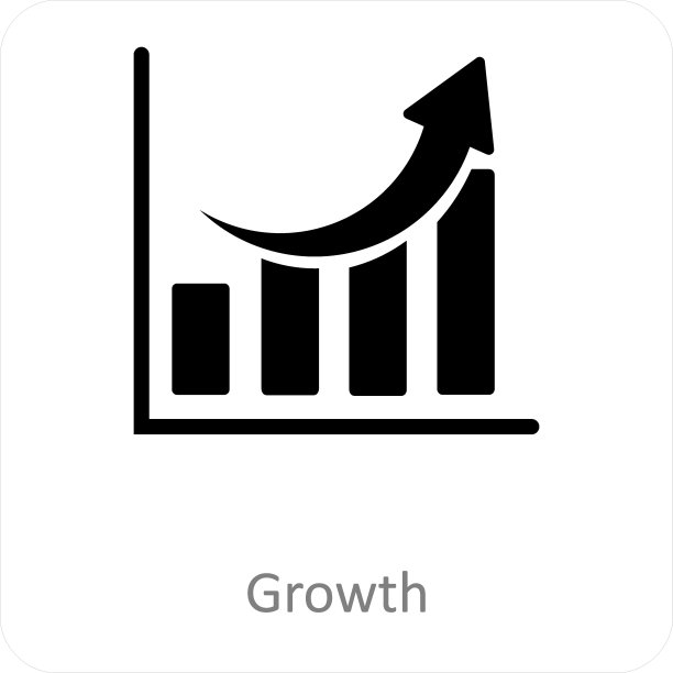 增长与商业图标概念图片下载