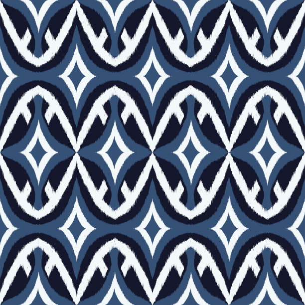 伊卡特民族几何图案。图片下载