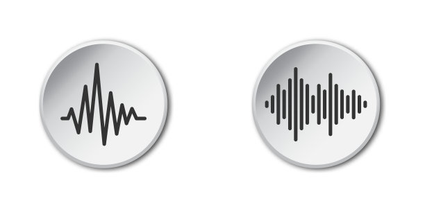 声波图标。正弦信号图标。矢量插图。图片下载