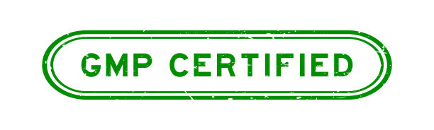 格伦格绿色GMP(良好生产规范)认证字白底橡胶密封印章图片下载
