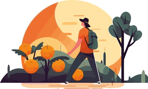 人们在大自然中漫步，务农以求成功图片下载