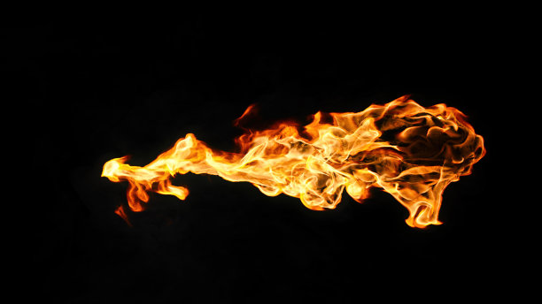 燃烧的火炬火焰图片下载