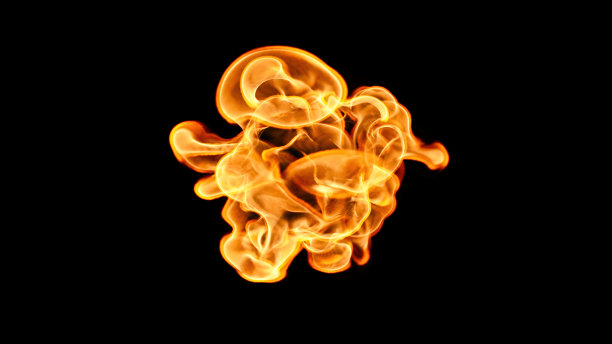 燃烧的火炬火焰图片下载