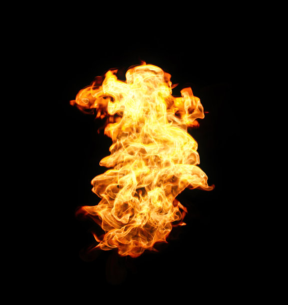 燃烧的火炬火焰图片下载