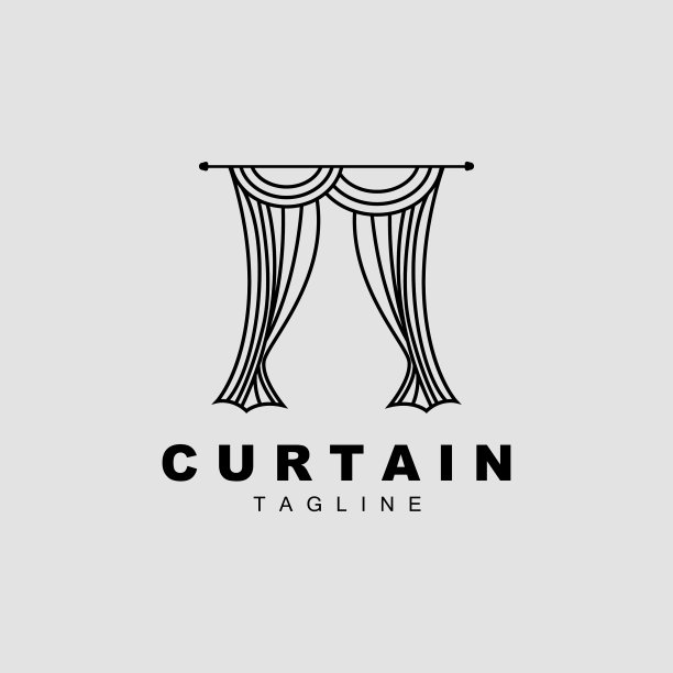 家居及展览门帘标志设计图片下载