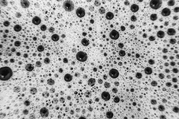 泡沫的细节。图片下载