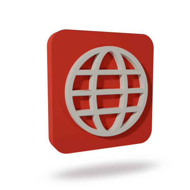 转到网页符号图标。网络图标。万维网线图标。去网络图标在时尚的3d风格孤立的白色背景。图片下载