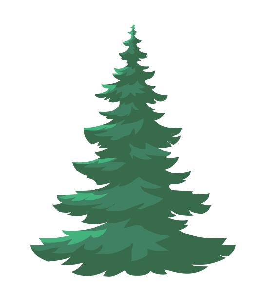 圣诞树矢量图图片下载
