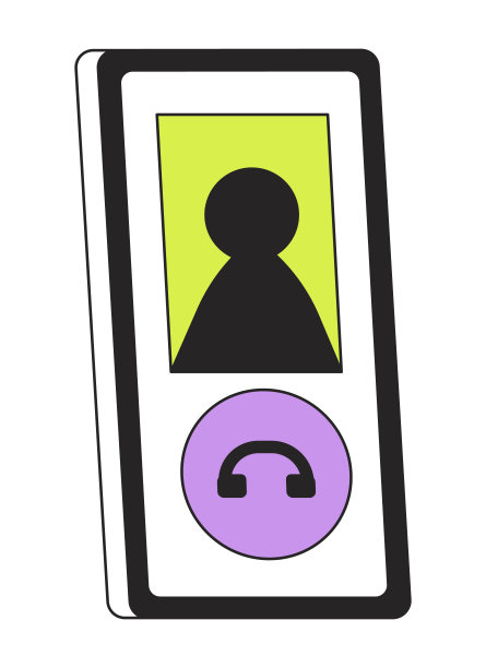 手机显示与下降按钮平线颜色隔离矢量对象图片下载