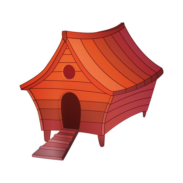 矢量木笼插图，单一对象图片下载