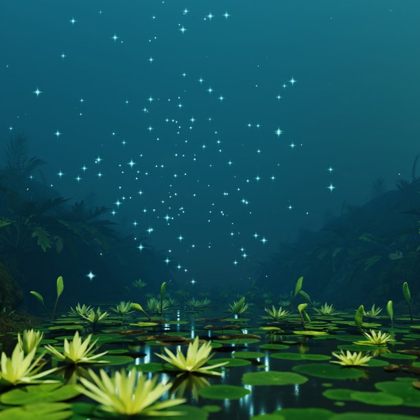 湖上水莲图片下载