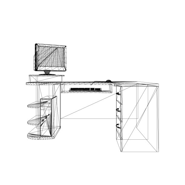 Computer-table-retro图片下载