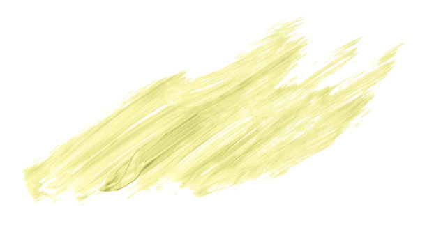 黄色笔刷孤立在白色背景上。浅黄色。图片下载