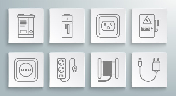 设置线路电源插座电池扩展图片下载