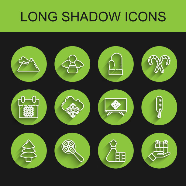 设线圣诞树放大镜用图片下载