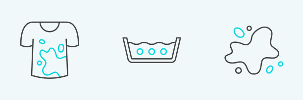 设置线水溢出脏t恤和图片下载