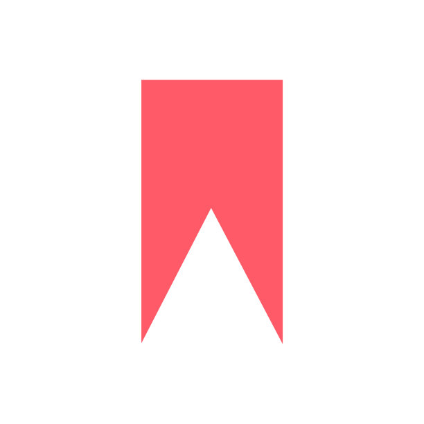 书签图标设计矢量模板图片下载