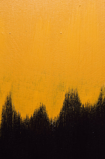 黑色和黄色的背景与笔触图片下载