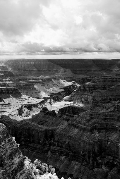 红外线下的亚利桑那大峡谷图片下载