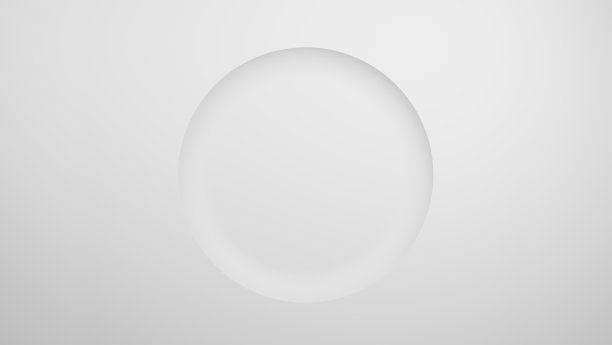 白色浮雕圆墙显示图片下载