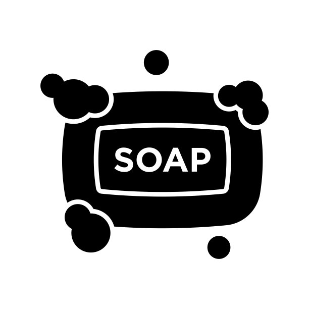 肥皂图标矢量设计模板简单而现代图片下载