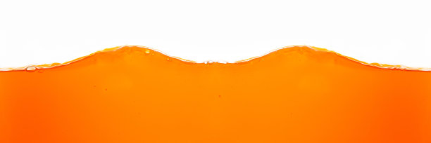 橙汁孤立的白色背景，橙汁纹理在白色背景上，拉近明亮的橙汁纹理，为健康和自然波浪图片下载