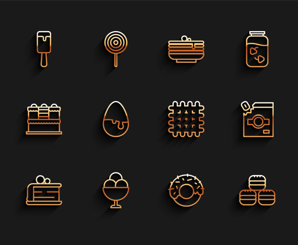 把蛋糕冰淇淋放在碗里油炸圈饼图片下载