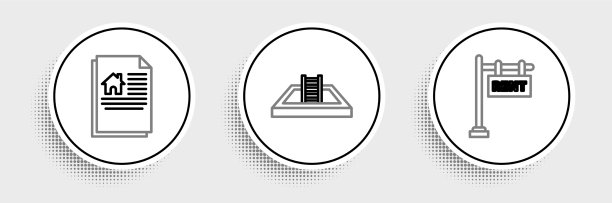 设置线挂标志与文字出租的房子图片下载