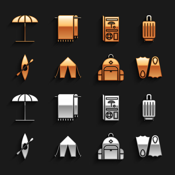 设置旅游帐篷行李箱橡胶脚蹼图片下载