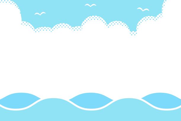 天空和大海的抽象几何背景框架图片下载