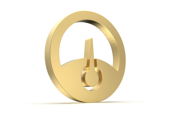 速度计图标 3d渲染孤立的白色背景与阴影图片下载