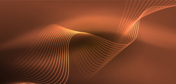 闪亮发光的霓虹灯波或霓虹灯激光秀图片下载