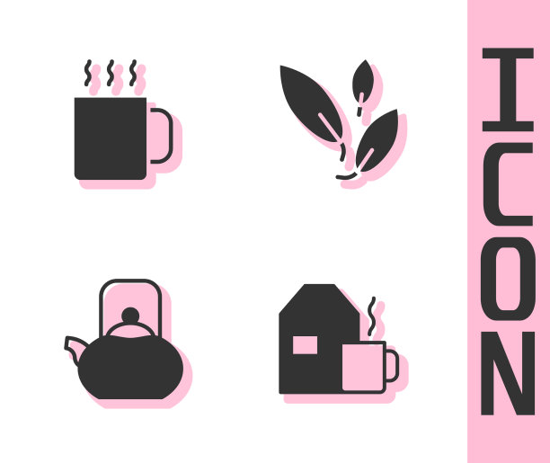 将茶杯与牛奶壶的壶柄和茶放在一起图片下载