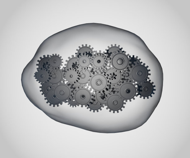 生物细胞内部的齿轮机械图片下载