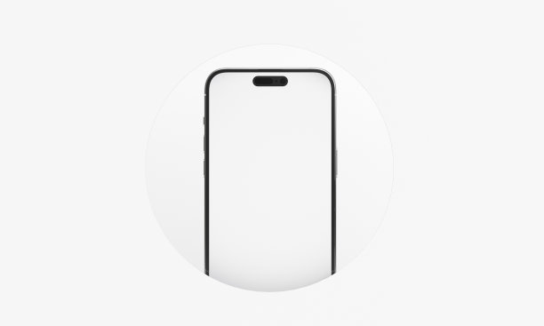 插图三维渲染等距矩形模拟电话在三维空间与空白空间。从不同的角度和观点，以帮助摇滚应用程序。图片下载