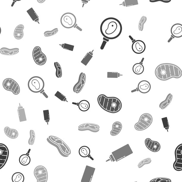 将牛排肉放入煎锅中，酱油瓶牛排图片下载