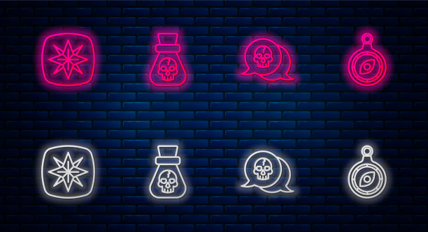 设线海盗硬币骷髅风玫瑰和指南针图片下载