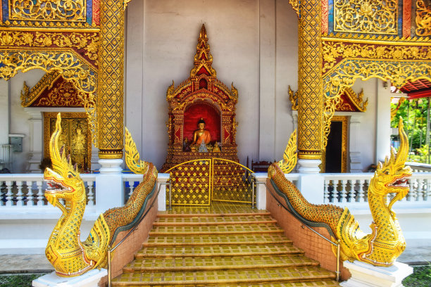 泰国清迈的辛格寺图片下载