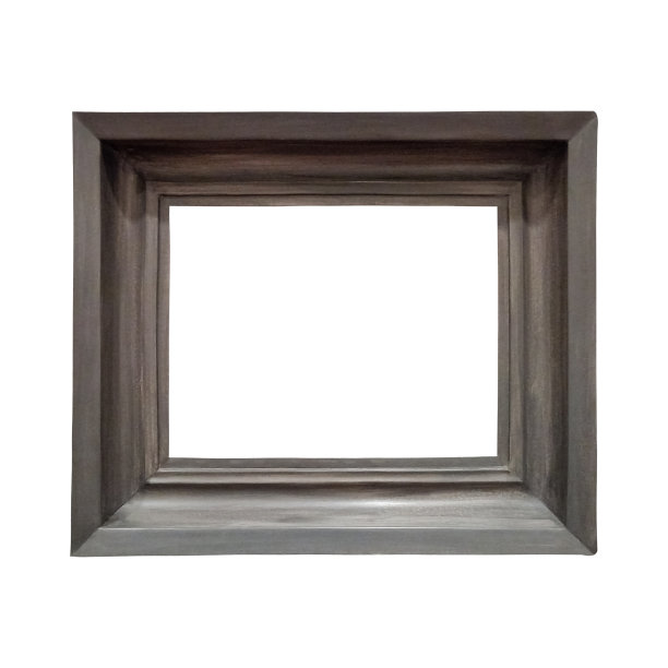 厚重的深灰色相框现代简约现代的长方形孤立图片下载