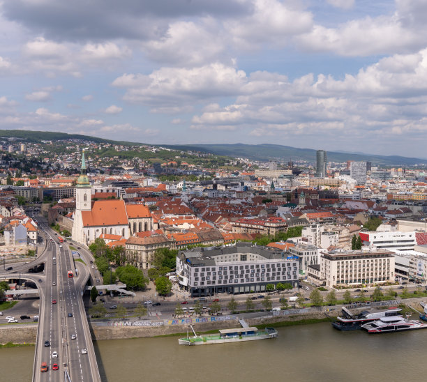 斯洛伐克首都布拉迪斯拉发的景色图片下载