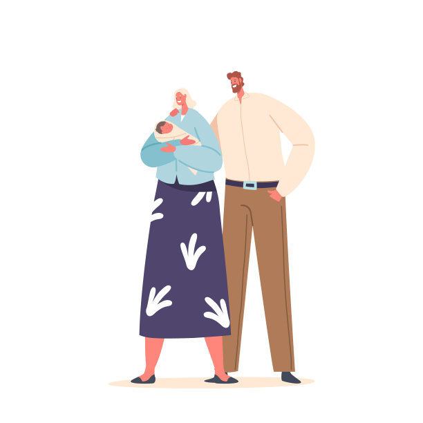 慈爱的父母角色把新生的婴儿抱在手中，珍惜珍贵的纽带，拥抱快乐图片下载