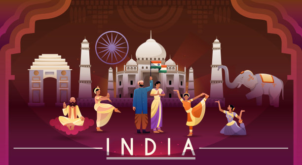 印度独立日快乐图片下载