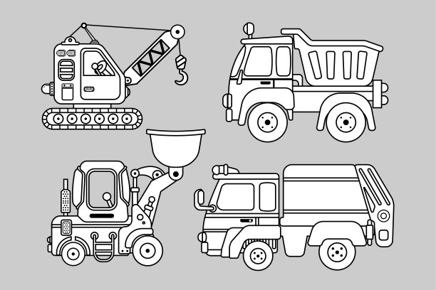 施工车外形图片下载