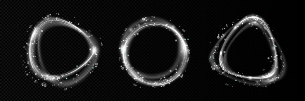 现实的冬季头像框架与雪花图片下载