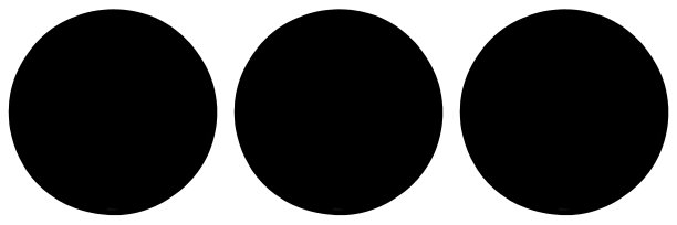 黑圈孤立在白色上图片下载