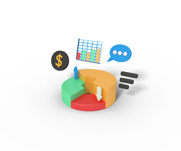 图表饼上下利率利润图片下载