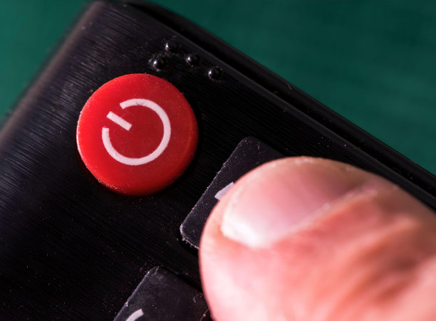 手持电视遥控器。宏观照片. .图片下载