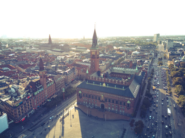 哥本哈根市景:市政厅图片下载